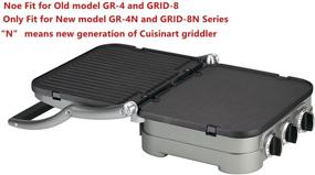 img 1 attached to 🍳 Реверсивная пластина для гриля/решетки для Cuisinart Griddler GR-4N 5-в-1 - Улучшите свой опыт приготовления блюд с UsKitchen