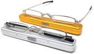luff portable reading glasses compact logo