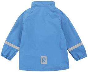 img 2 attached to Reima Tihku Kids Waterproof Rain Jacket and Pant Outfit: A Breathable Protective Rain Suit for Kids