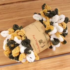 img 3 attached to JubileeYarn Fun Finger Loops Yarn Knitting & Crochet for Yarn