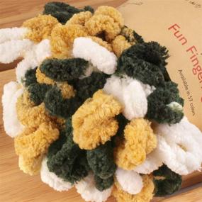 img 2 attached to JubileeYarn Fun Finger Loops Yarn Knitting & Crochet for Yarn