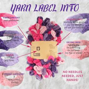 img 1 attached to JubileeYarn Fun Finger Loops Yarn Knitting & Crochet for Yarn