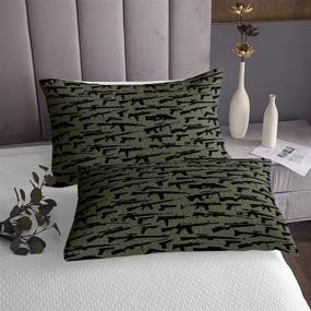 img 2 attached to Erosebridal Bedspread Military Coverlet Microfiber