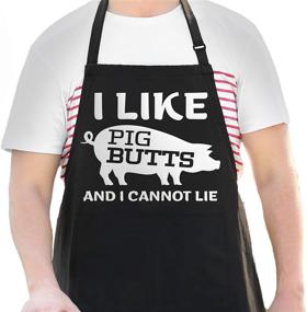 img 3 attached to APRON DADDY Funny Apron Men Kitchen & Dining and Kitchen & Table Linens