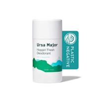 🌿 ursa major hoppin' fresh натуральный дезодорант - без алюминия, не пачкает одежду, без жестокости, разработанный для мужчин и женщин - 2.6 унций логотип