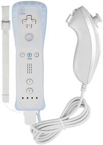 img 4 attached to 🎮 Yudeg Wii Remote Controller and Nunchuck with Silicon Case for Wii/Wii U (White) - Non-Motion Plus Version