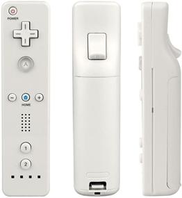 img 2 attached to 🎮 Yudeg Wii Remote Controller and Nunchuck with Silicon Case for Wii/Wii U (White) - Non-Motion Plus Version