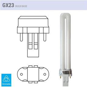 img 2 attached to 💡 Enhanced Efficiency and Durability: Pack Watt Single Tube GX23 Industrial Electrical solution