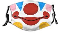 😂 momepe funny laughing mouth face mask scarf: breathable washable balaclavas with 2 filters for men & women adults logo