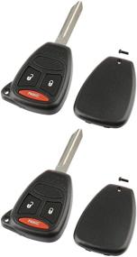 img 1 attached to 🔑 Качественный корпус для ключа для Dodge Caliber, Dakota, Durango, Magnum, Nitro, Ram - совместимый с KOBDT04A.