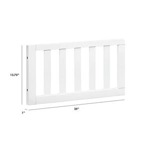 img 1 attached to 🛏️ Upgrade Your DaVinci Toddler Bed to a Stylish White Conversion Kit (M12599)"