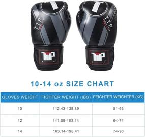 img 1 attached to Premium Boxing Gloves with Adjustable Wrist Band for Men & Women - Ideal for MMA, Sparring, Kickboxing, Muay Thai & Punching Bag Training