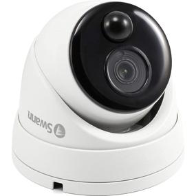 img 4 attached to 📷 Купольная камера Swann 1080p PIR: Внутренняя/внешняя камера видеонаблюдения с датчиком движения, ночным видением и термическим датчиком тепла - Подключается по проводу к DVR