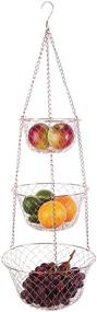 img 4 attached to 🍎 Fox Run 3-Tier Copper Hanging Kitchen Fruit Baskets, 32 Inches