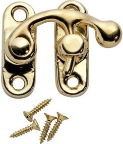 img 2 attached to Antique Brass Decorative Swing Latch for Enhanced Style and Functionality