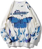 vibrant butterflies full sleeve graphic t-shirt by gurunvani logo