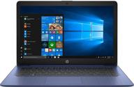 renewed hp stream 14inch touchscreen laptop, amd a4-9120 processor, 4gb ddr4 ram, 64gb ssd, amd radeon r3 graphics, wifi, bluetooth, hdmi, windows 10 (royal blue/64gb/touch) logo