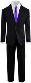 img 4 attached to 🤵 Young Youth Boys' Black Tuxedo: Ideal Clothing for Suits & Sport Coats