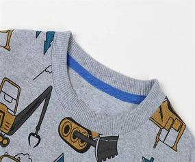 img 2 attached to Boys' Clothing: 👕 Qtake Fashion Crewneck Sweatshirt