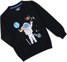 img 3 attached to Boys' Clothing: 👕 Qtake Fashion Crewneck Sweatshirt