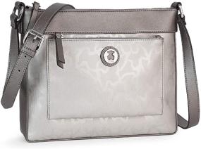 img 3 attached to TOUS Kaos Shiny Silver Colored Crossbody