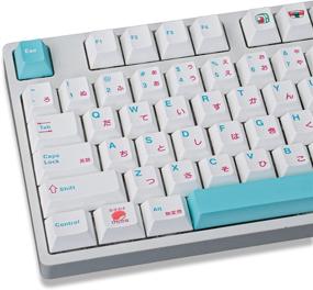 img 4 attached to 135 Keys Japanese Sushi Keycaps: Compatible with GH60/GK64/GK61/68/87/104, Cherry Profile, Dye-Sub PBT Keycap for Mechanical Gaming Keyboard with Gateron, Kailh, and Cherry MX Switches