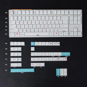 img 3 attached to 135 Keys Japanese Sushi Keycaps: Compatible with GH60/GK64/GK61/68/87/104, Cherry Profile, Dye-Sub PBT Keycap for Mechanical Gaming Keyboard with Gateron, Kailh, and Cherry MX Switches