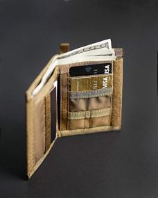 img 4 attached to 🦎 CHAMELEON Military Wallet - Enhanced Features, Extra Slim Design for Optimal Organization and Durability