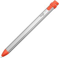 🍊 logitech crayon digital pencil for ipad pro 12.9-inch (3rd gen), ipad pro 11-inch, ipad (6th-9th gen), ipad air (3rd-4th gen), ipad mini 5 - orange: compatibility with ios 12.2 and above logo