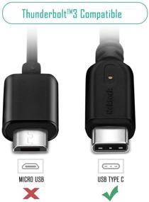 img 1 attached to Nekteck USB-C кабель USB C 3.1 Gen2 с функцией передачи питания | Thunderbolt 3 совместимый | Сертифицировано USB-IF | Зарядные устройства Type C для ноутбуков и телефонов | MacBook 2018, Matebook, iPad Pro 2018, Chromebook, ThinkPad - 3фута (1 шт.)