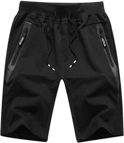 img 4 attached to 👖 Boys' Cotton Sweatpants with Drawstring and Pockets for Enhanced Comfort and Style