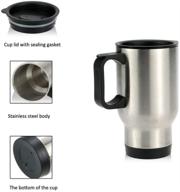 ☕ stay energized on the go with the jason momoa travel coffee mug - insulated stainless steel thermos cup 14 oz логотип