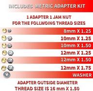🔧 улучшите точность переключения с speed dawg metric thread shift knob adapter kit - 6 размеров, серебро/золото логотип