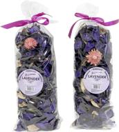 🏡 enhance your home decor with fresh scent petal potpourri bowl and vase filler – 2 large bags, 120g each (lavender fragrance) логотип