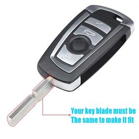 img 3 attached to Усовершенствованный брелок Keyecu EWS Flip Remote Key 315MHZ ID44 1998-2005 для серии BMW 3 5 + 7 HU58: Обновите свой опыт использования ключа BMW.
