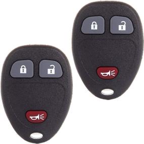 img 4 attached to SCITOO 2X 3 Buttons Keyless Entry Remote Key Fob for Saturn GMC Pontiac Buick Cadillac Suzuki - OUC60270 Compatible