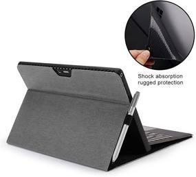 img 1 attached to 📱 Omnpak Case and Covers for 12.3 Inch Microsoft Surface Pro 7+, Pro 7, Pro 6, Pro 5, Pro 4 - Compatible with Type Cover Keyboard (Keyboard Not Included)