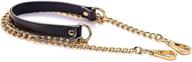 leather gold chain strap for crossbody bag replacement - stylish accessory logo