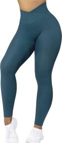 img 2 attached to RXRXCOCO Lifting Leggings Workout Waisted Sports & Fitness and Running