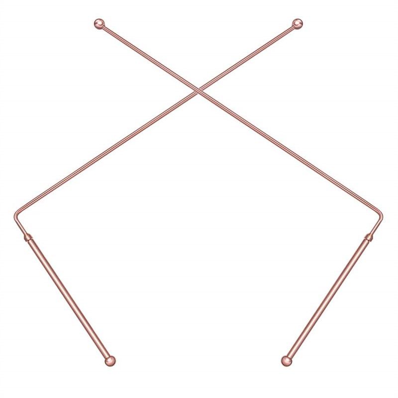 99 9 copper dowsing rods divining 로고