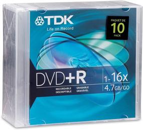 img 1 attached to TDK DVD 16X 4 7GB 10 Pack