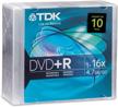 tdk dvd 16x 4 7gb 10 pack logo
