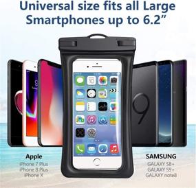 img 1 attached to 🦁 MR LION Floating Waterproof Dry Bag - Ultimate Gear Protection for Outdoor Adventure: Kayaking, Rafting, Boating, Swimming, Camping, Hiking, Fishing, Beach - Includes Waterproof Phone Case