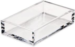 img 4 attached to 🧺 Caspari Clear Acrylic Napkin Holder for Towels