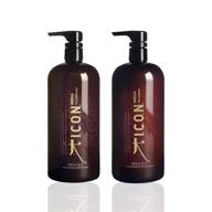 💇 i.c.o.n. india shampoo and conditioner combo, premium hair care, 1l each - for salon-quality results logo