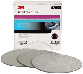 img 1 attached to 🔸 3M Trizact Hookit Foam Disc, 5 inches, 3000 grit, 15 discs per carton
