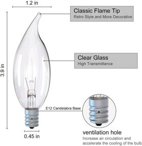 img 3 attached to 🕯️ Charming Chandelier Incandescent Candelabra Decorative Sconces 12: Illuminating Elegance for Any Space