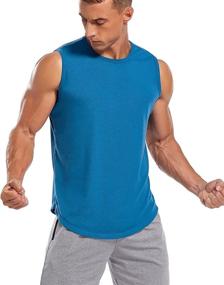 img 2 attached to 💪 Ultimate Performance: LecGee Men's 3 Pack Gym Tank Tops for Peak Fitness and Bodybuilding