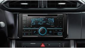 img 3 attached to 🚗 Улучшите свой опыт автостереосистемы: Kenwood Excelon DPX594BT двойной DIN Bluetooth приемник CD на панели совместим с Amazon Alexa.