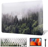 forest laptop case for macbook pro 13 inch (a2159/a1706/a1708/a1989) with keyboard cover & screen protector (release 2016/2017/2018/2019) - compatible and stylish logo
